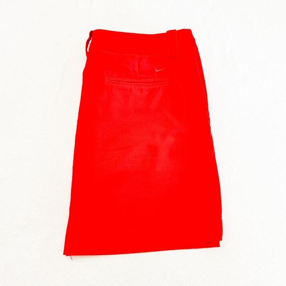 Nike Golf Tour Performance Dri-fit Orange Short Skort Pant Size 12 - Picture 5 of 5